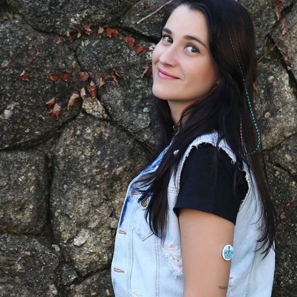 Marina Barros, Diabética Tipo Ruim usando sensor FreeStyle Libre