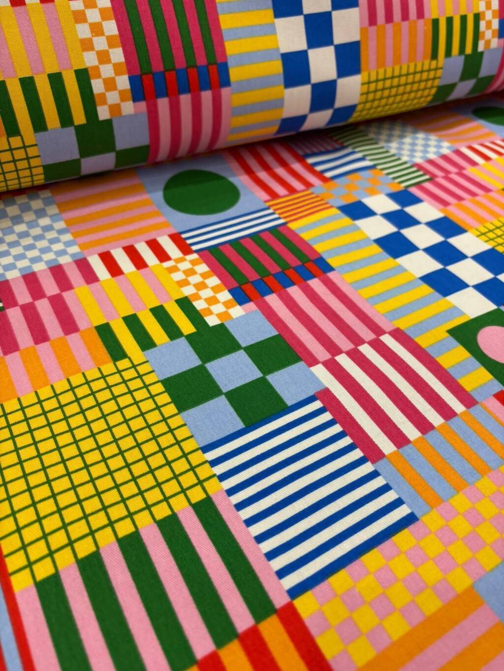 Gabardina Power Patchwork
