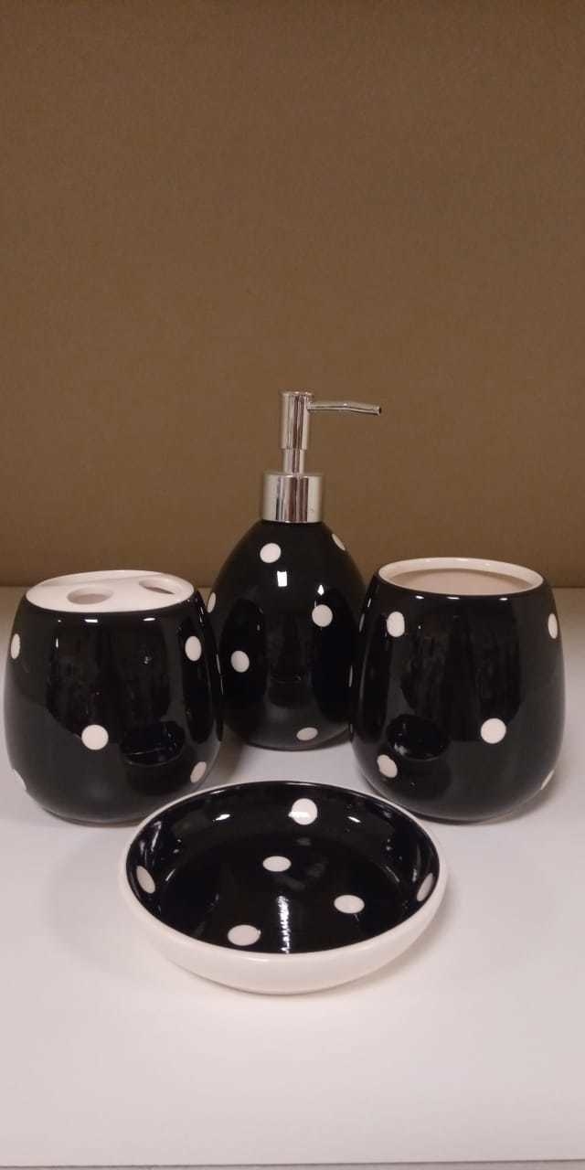 Juego para baño en cerámica x 4 piezas - Tecno cocina
