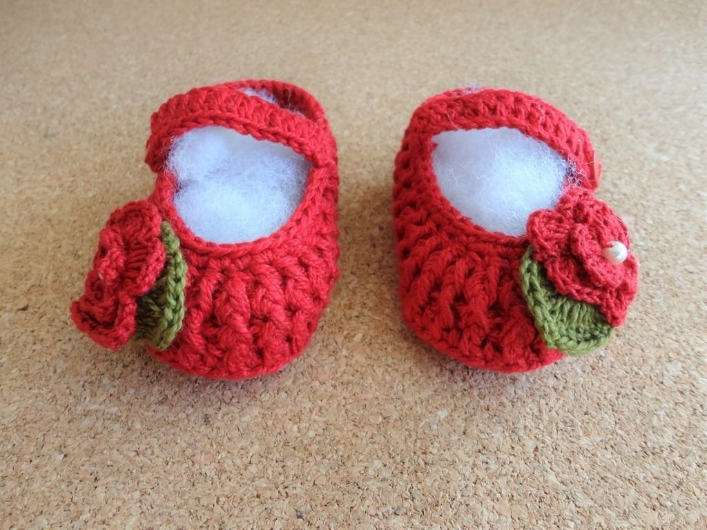 sapatinho de crochê para boneca