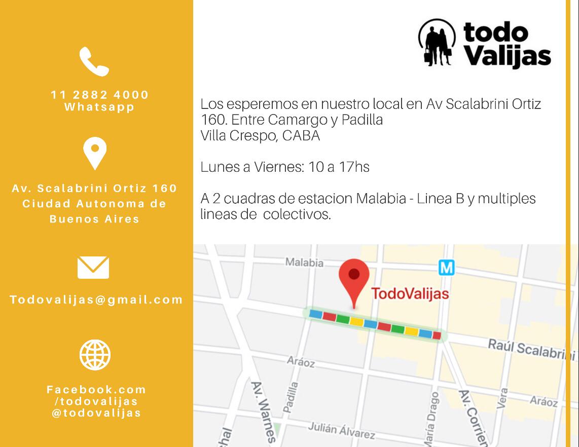 Tienda Online de Todo Valijas - Nuestro Local