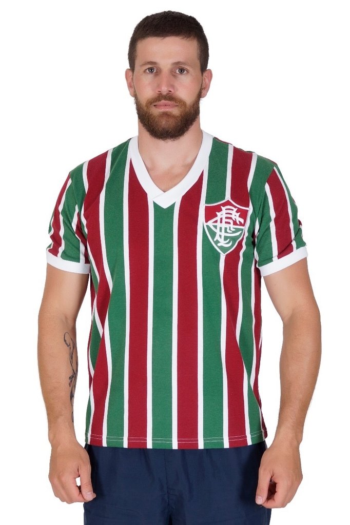 Camisa Fluminense Retro 1952 Tricolor - Liga Retrô