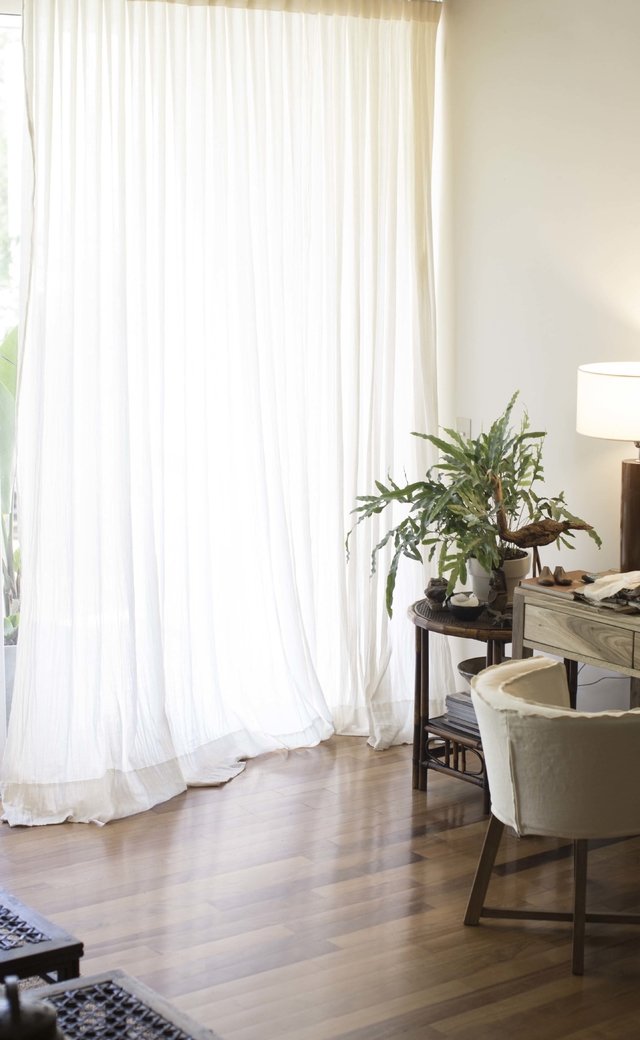 CORTINAS DE GASA DE ALGODÓN 100% A MEDIDA - sinalmidon