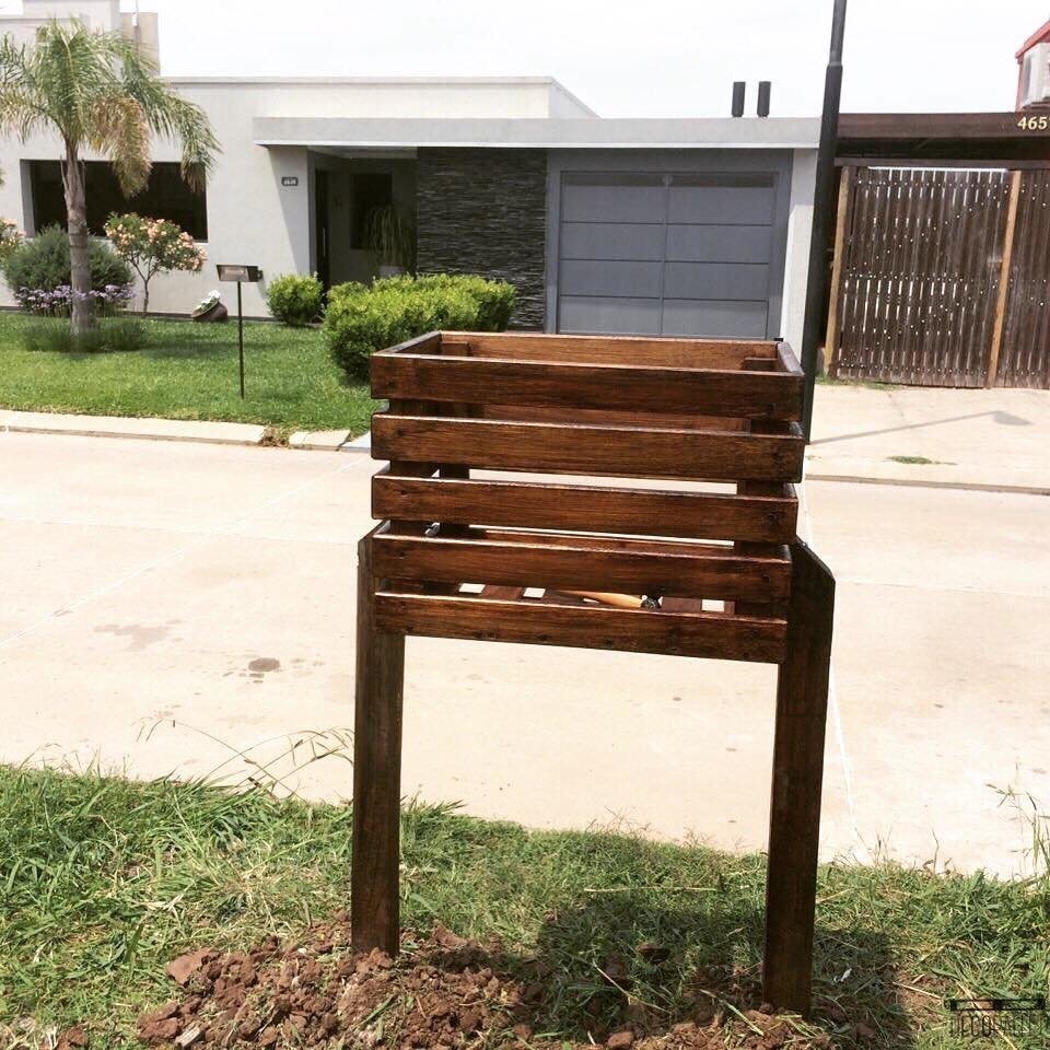 CESTO DE BASURA 2 PATAS - Comprar en Decopallet