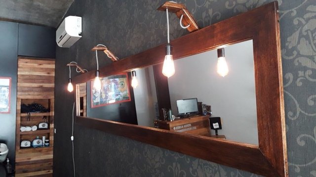 ESPEJO PARA PELUQUERÍA/BARBERÍA "AVENIDA ALCORTA"