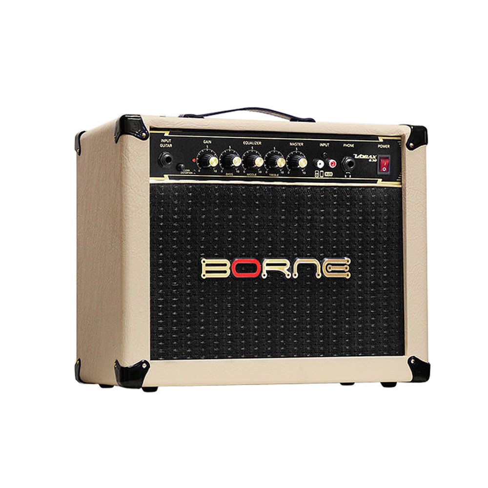 Amplificador P/ Guitarra Borne Vorax 630 Creme - 25 Watts RMS - AP0136