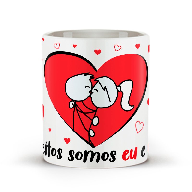 Caneca Namorados Perfeitos Luizito Personalizados Este ano, no dia dos namorados fique em casa! caneca namorados perfeitos luizito