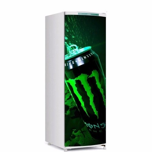 Adesivo De Geladeira Monster Porta Inteira Ideias De Aparador Na Cozinha ~ Adesivo De Geladeira Monster Porta Inteira