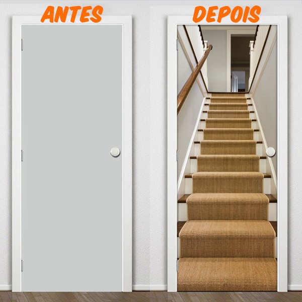 Adesivo de Porta escada Artesanato Para Vender Passo A Passo ~ Adesivo de Porta escada