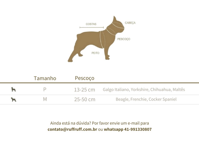 roupa para cachorro