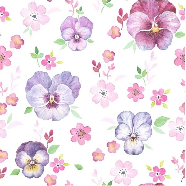Papel de Parede Adesivo Flores Delicadas Artesanato Uberlandia ~ Papel de Parede Adesivo Flores Delicadas