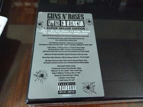 Guns N Roses Appetite For Destruction Boxset 4cd Bray Stock