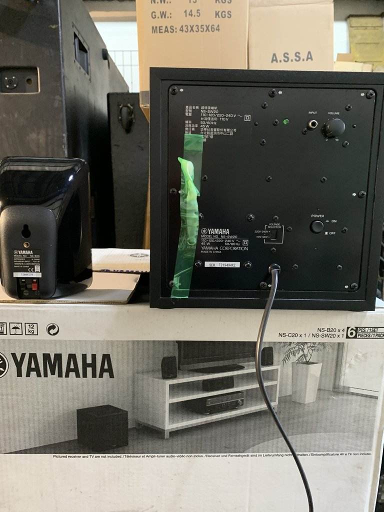 yamaha ns sw20 subwoofer