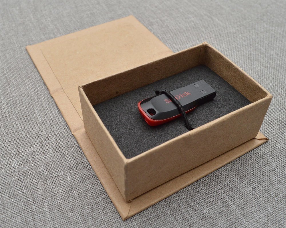 Case pen drive kraft