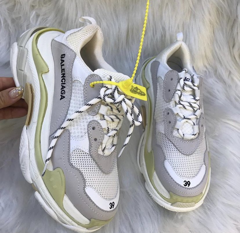 tenis branco balenciaga