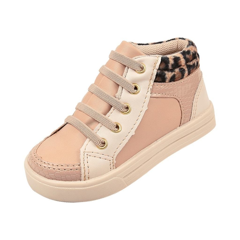 tenis cano alto animal print