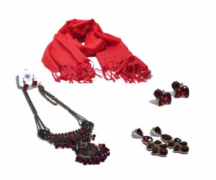 Busca accesorios color rojo en Vani Fashion