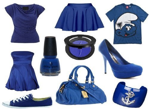 Vani fashion busca accesorios de moda por color azul