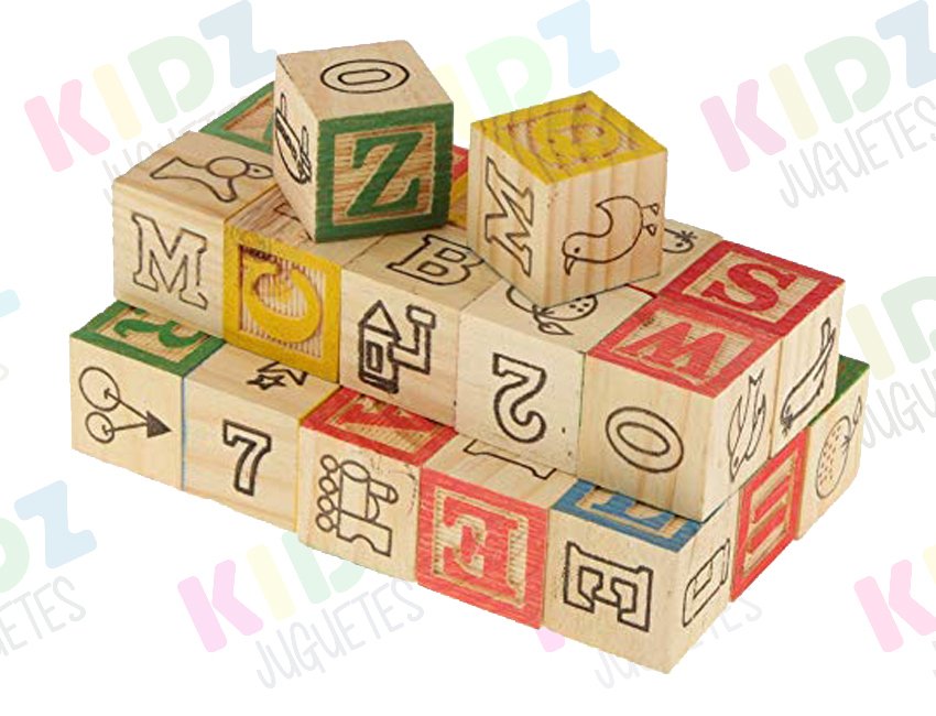 juegos didacticos cubos de madera
