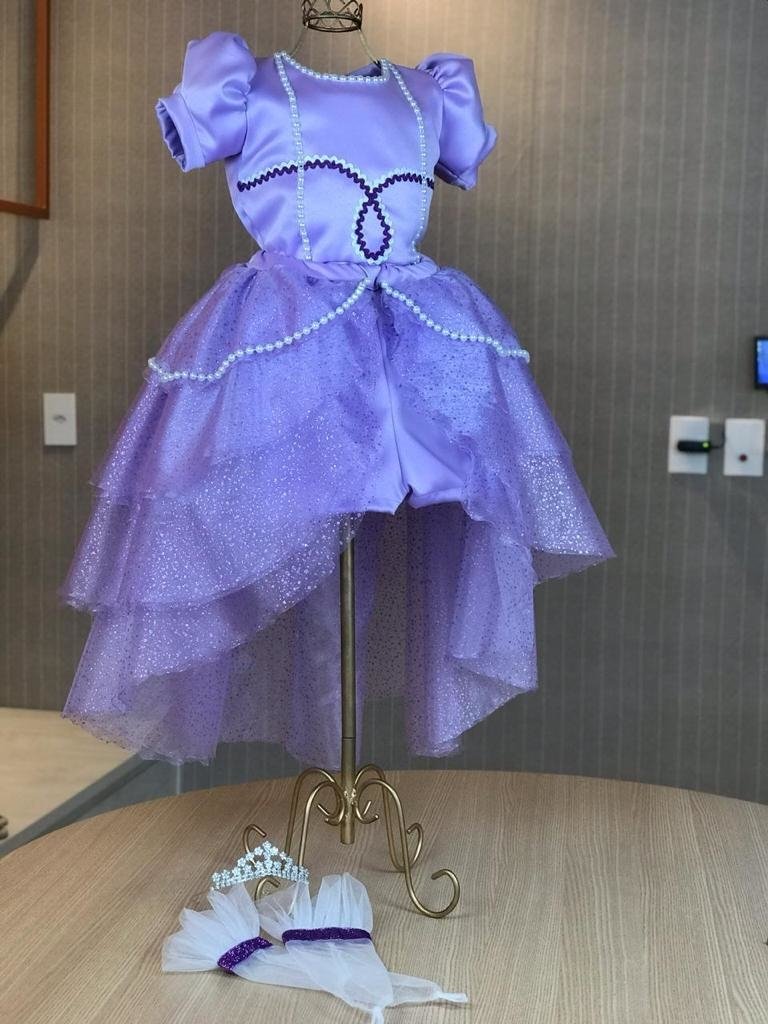 vestido princesa sofia usado
