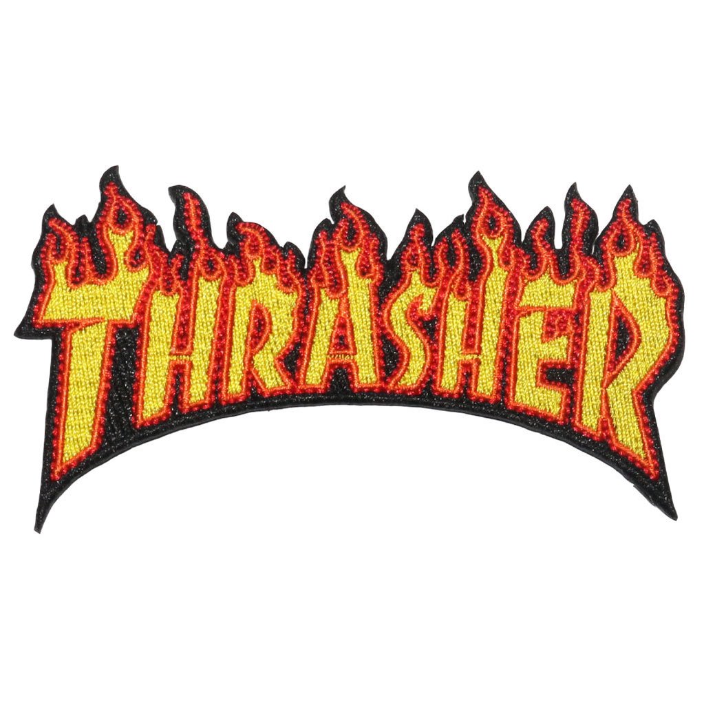 Thrasher Parche Flame - Comprar en Forest Skateshop