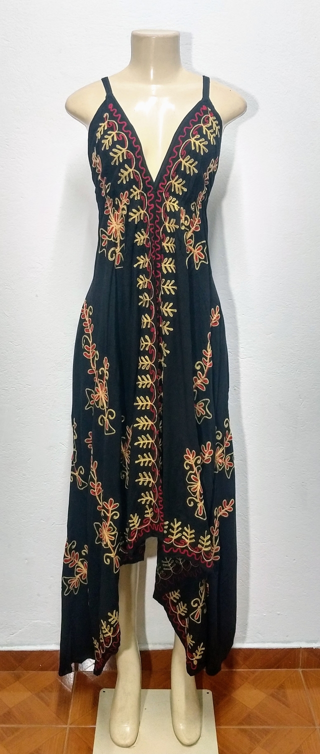 vestido indiano lenço