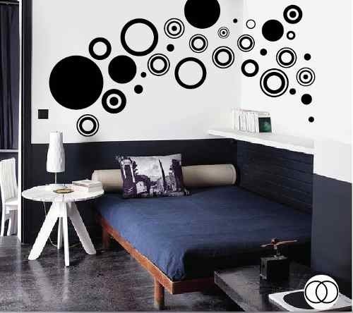 Avalon Vinilos Decorativos Circulos Abstracto Pared