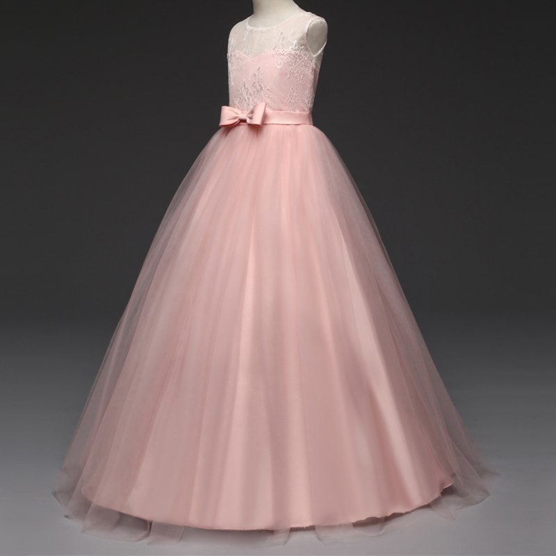vestido daminha longo