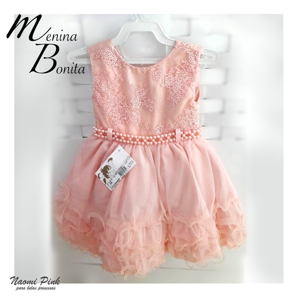 vestido de festa menina bonita