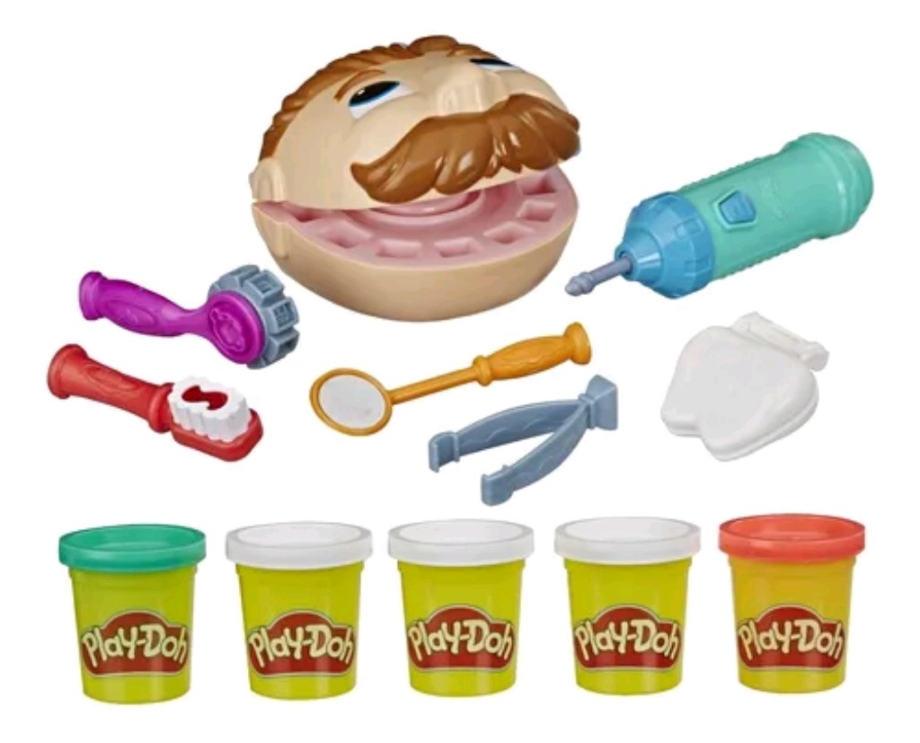 juego de dentista con masa