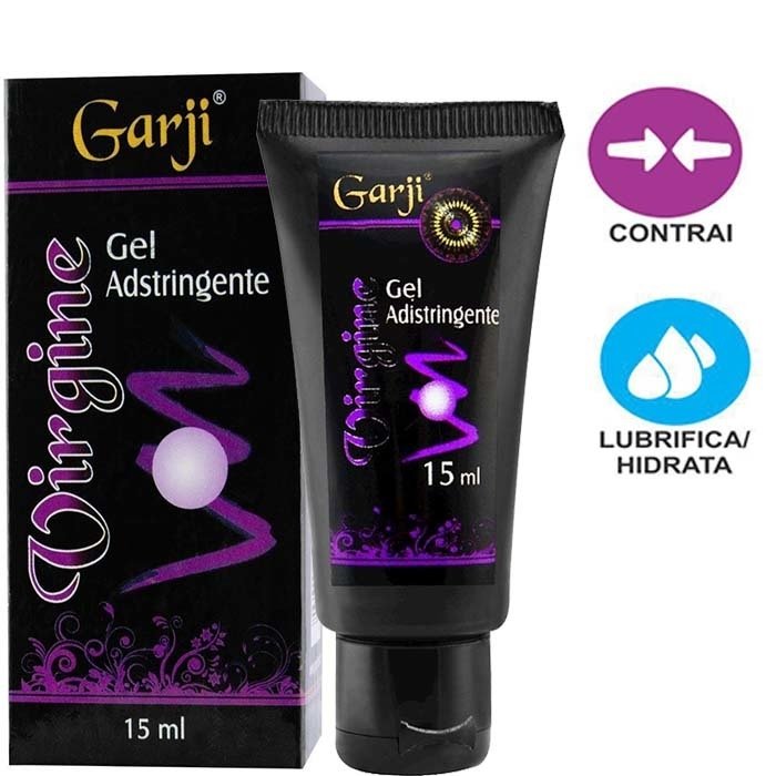 Adstringente vaginal Virginie 15 ml - Garji Unico Adstringente vaginal Virginie 15 ml - Garji que hidrata e contrai a vargina