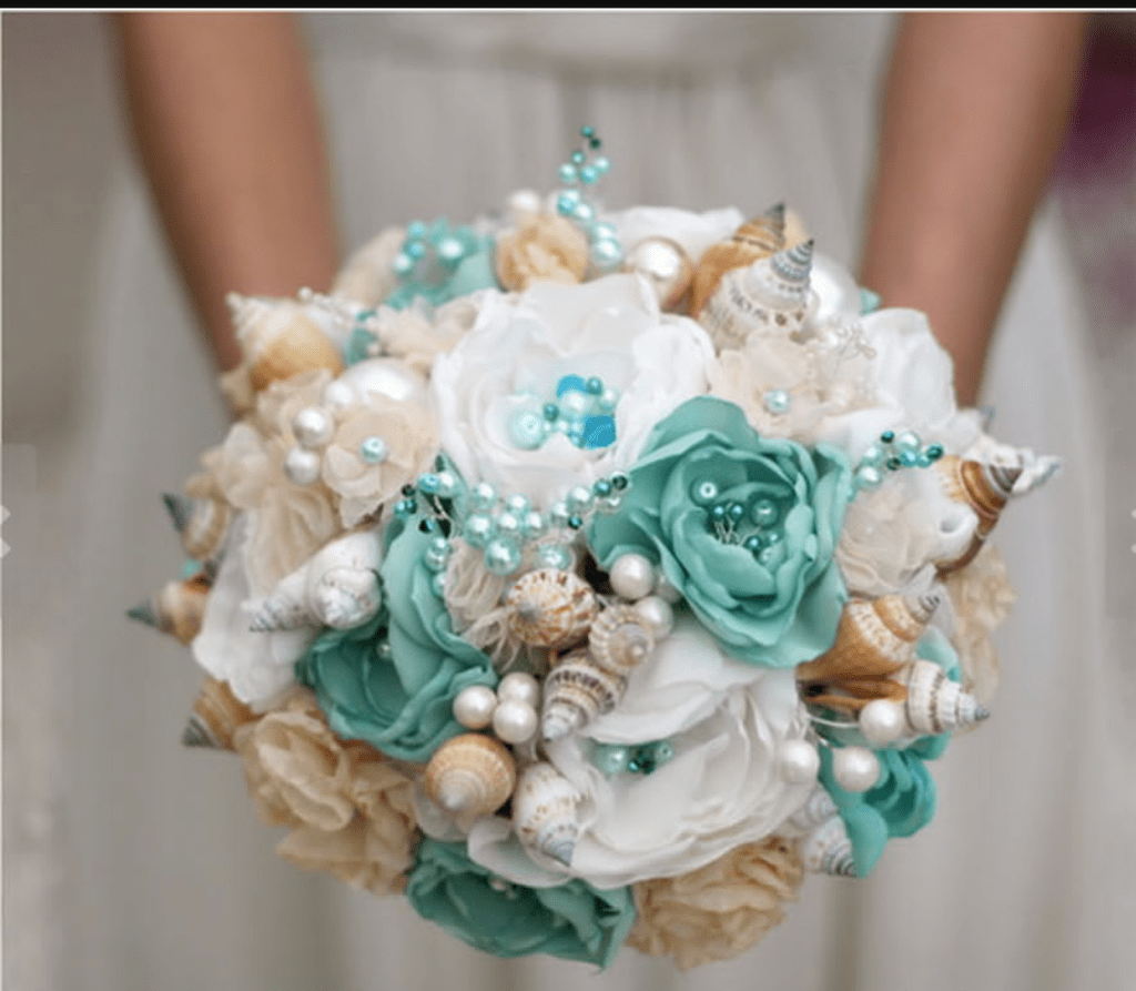 Image result for beach theme wedding flowers