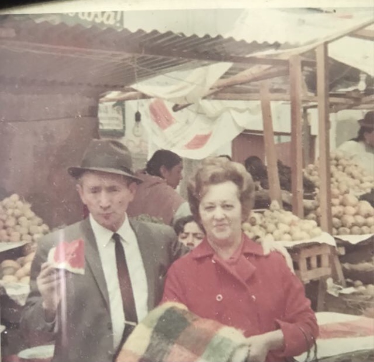 Berek (Bernardo) Korenwaser  and Laja (Lola) Goldsztejn in Bolivia circa 50's