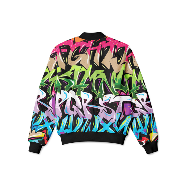 Campera Bomber Graffiti Abecedario Comprar En Irarte Qué es el abecedario graffiti. campera bomber pinos