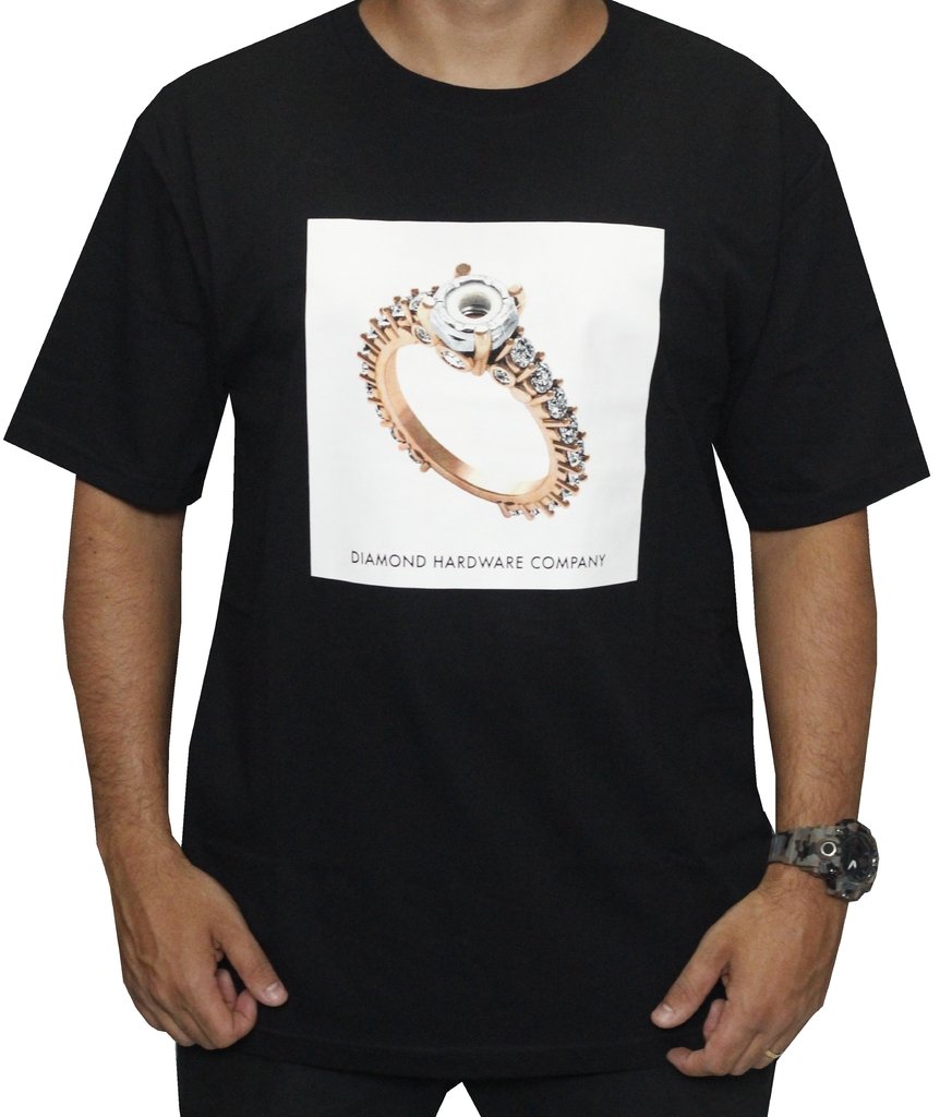 camisa diamond preta
