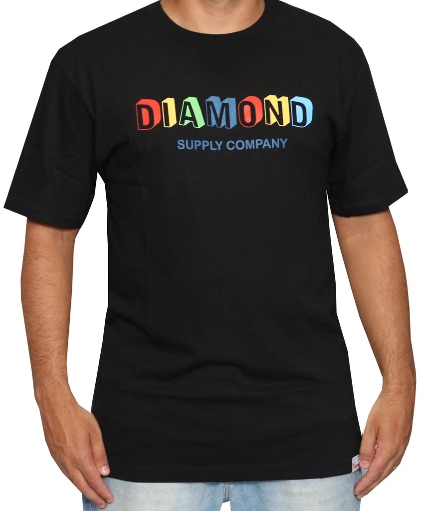 camisa diamond preta