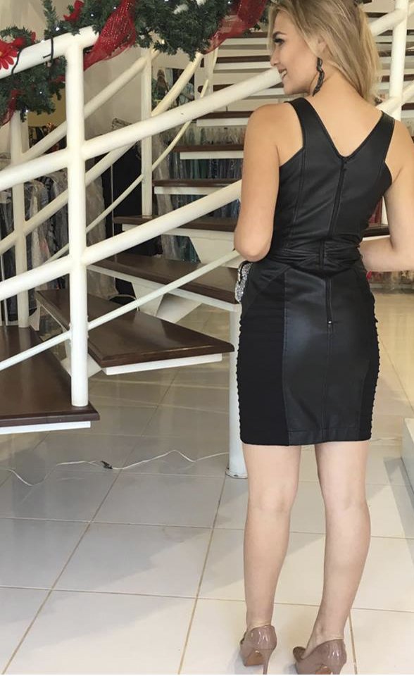 vestido calvin klein social