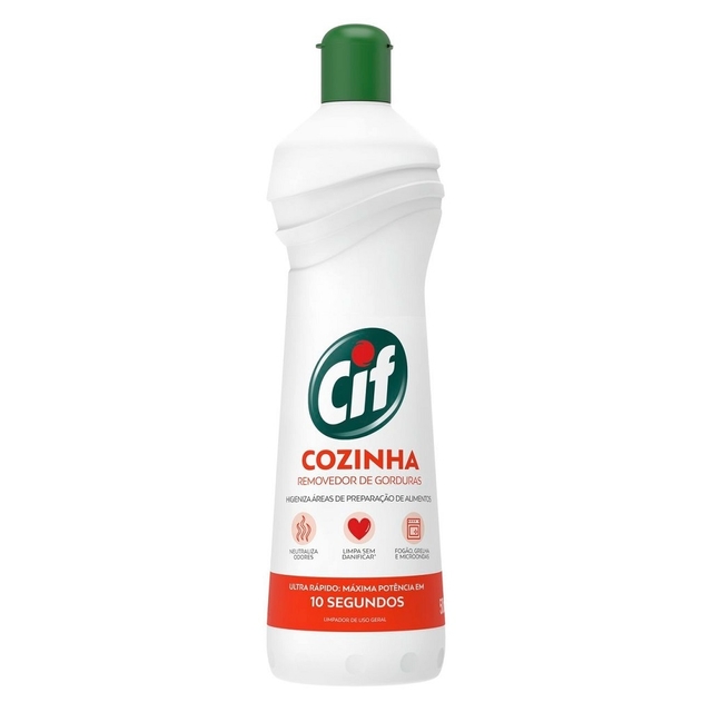 LIMPADOR CIF ULTRA RÁPIDO COZINHA REMOVEDOR DE GORDURAS 500ML SPRAY (7891150071643)