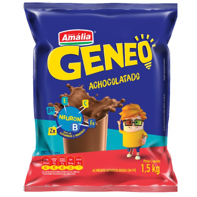 ACHOCOLATADO SANTA AMÁLIA GENEO 1.5KG SACHÊ (7896021315796)