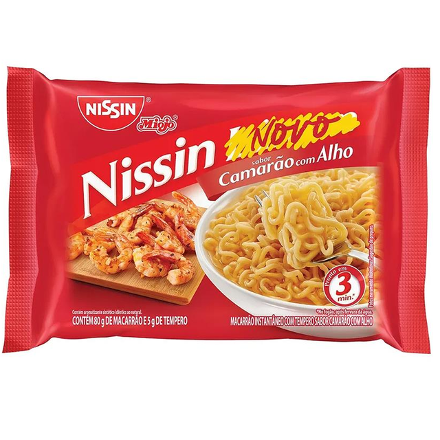 MACARRÃO INST.NISSIN LÁMEN 85G CAMARÃO (7891079013458)