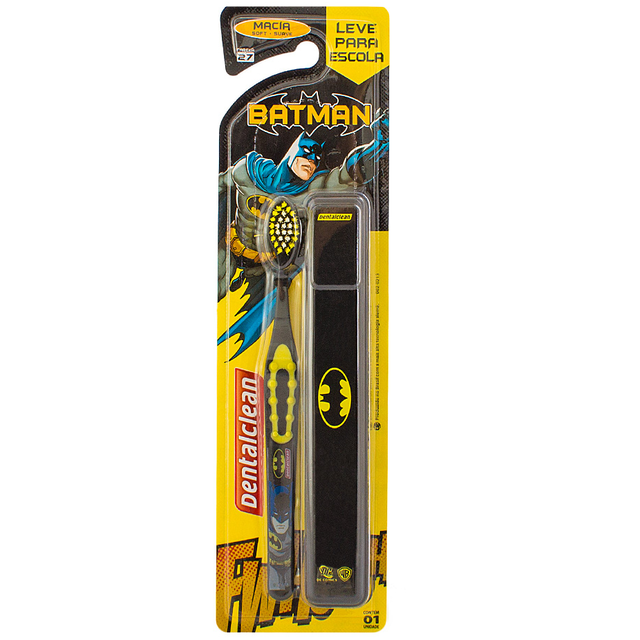 ESCOVA DENTAL DENTALCLEAN BATMAN EXTRA MACIA C/1UN. (7898185410614)