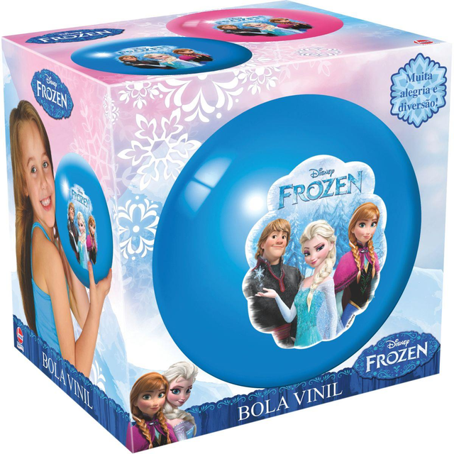 BOLA LIDER VINIL NA CAIXA FROZEN (7898125116934)