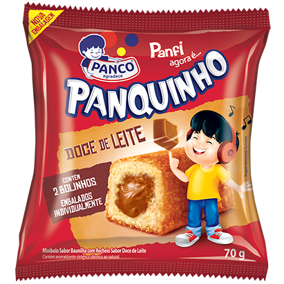 BOLO PANCO PANQUINHO 70G DOCE DE LEITE (7891203058058)
