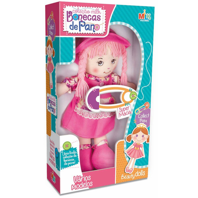 BONECA MILK DE PANO 46CM. REF.908 (7898283859087)