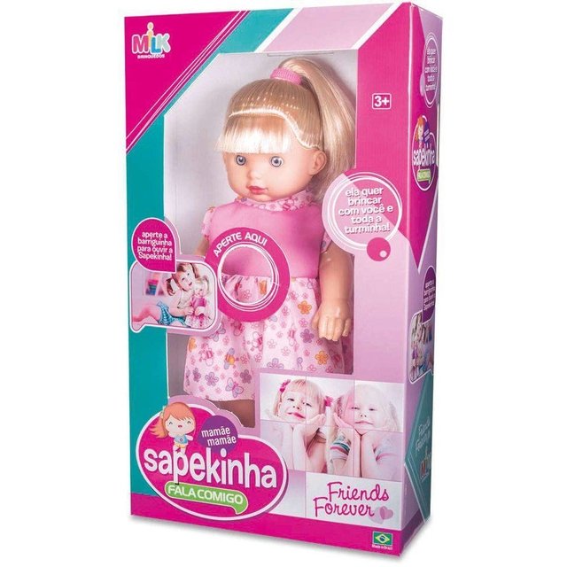 BONECA MILK SAPEKINHA FALA COMIGO REF.8 (7898283853665)