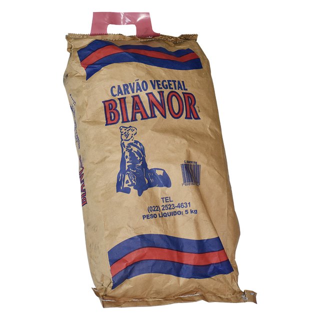 CARVÃO VEGETAL 5KG BIANOR (7898183480022)