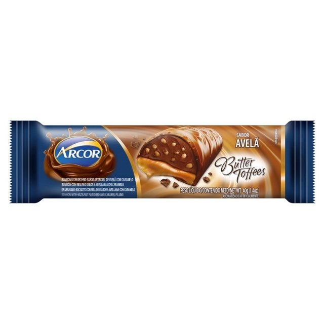 CHOCOLATE ARCOR 40G AVELÃ (7898142862883)