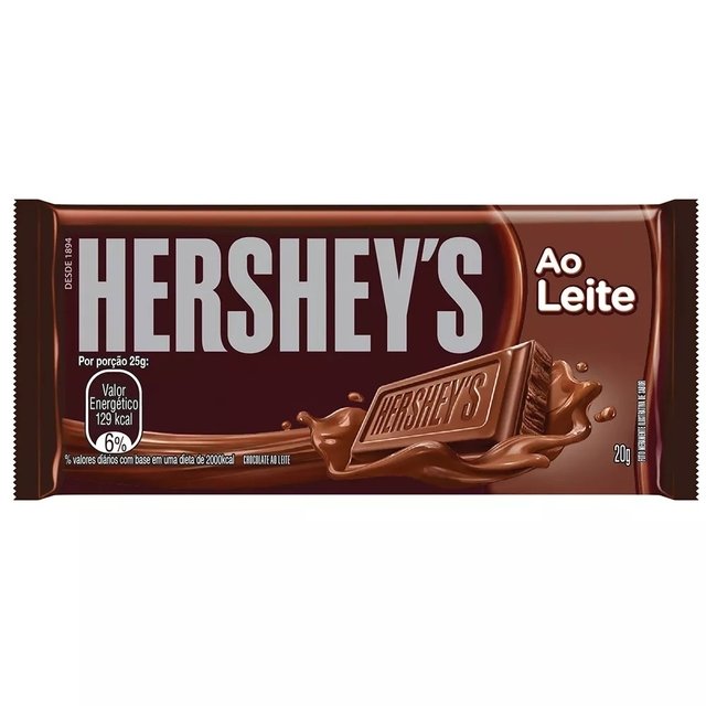 CHOCOLATE HERSHEY S 20G AO LEITE (7898292888740)