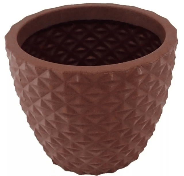 VASO BELLAS ARTES CONE BERLIAN GOLD P MARROM 40X31X20 REF.23375 (7908052015320)