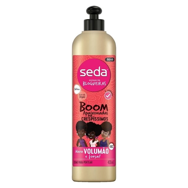 CREME DE PENTEAR SEDA BOOM 400ML APAIXONADOS POR CRESPÍ (7891150066748)
